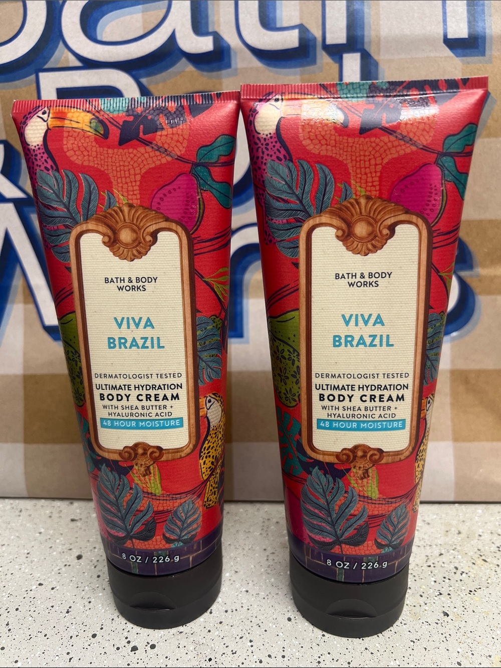 NEW x2 Bath & Body Works Viva Brazil Body Cream